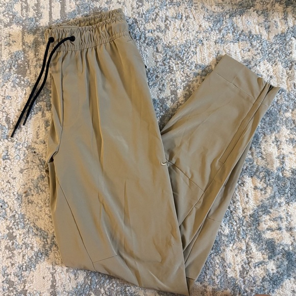 Nike Tan Jogger Sweatpants with Tapered Leg - Picture 1 of 2